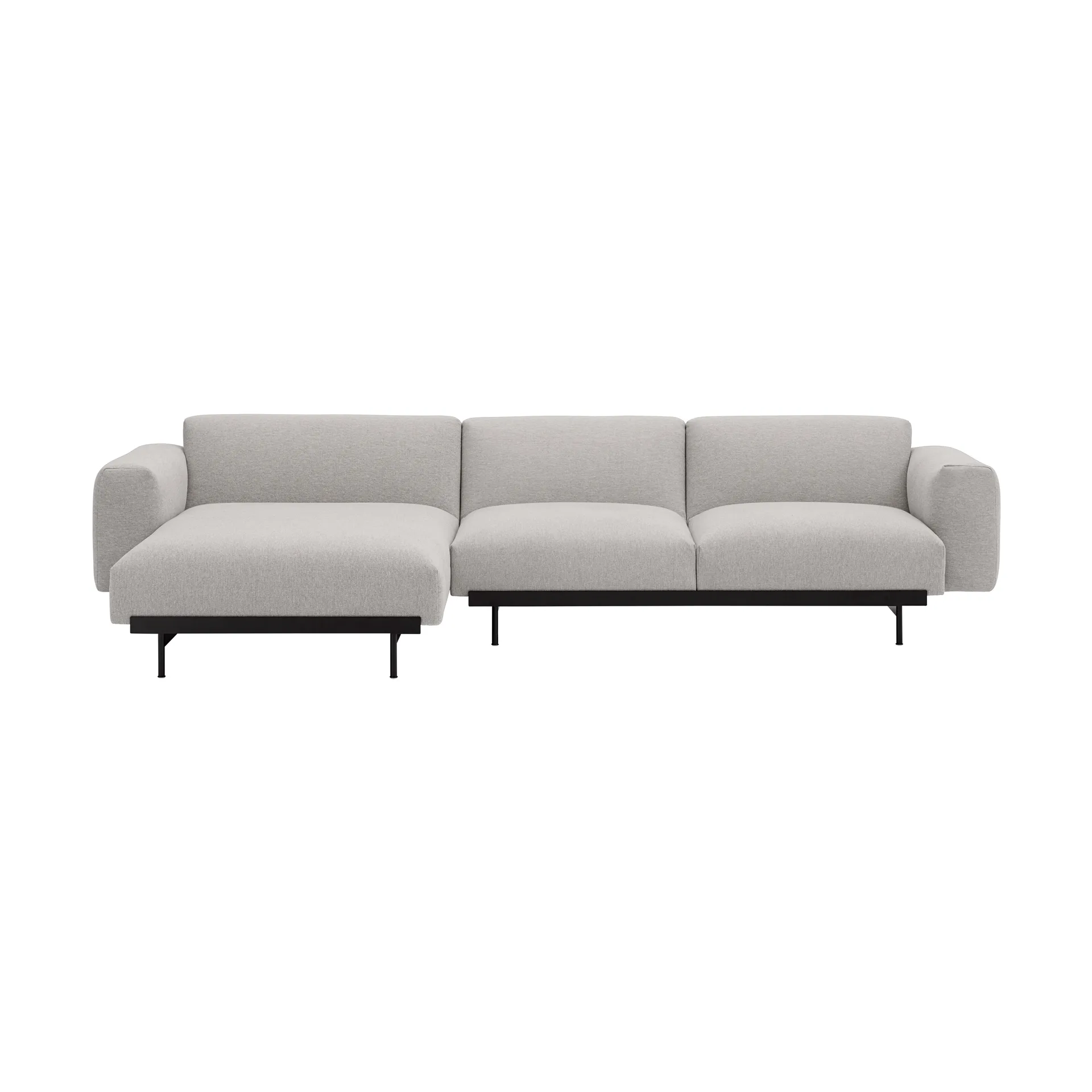 In Situ modulsofa 3-seter Configuration 7, Clay 12-Black Muuto