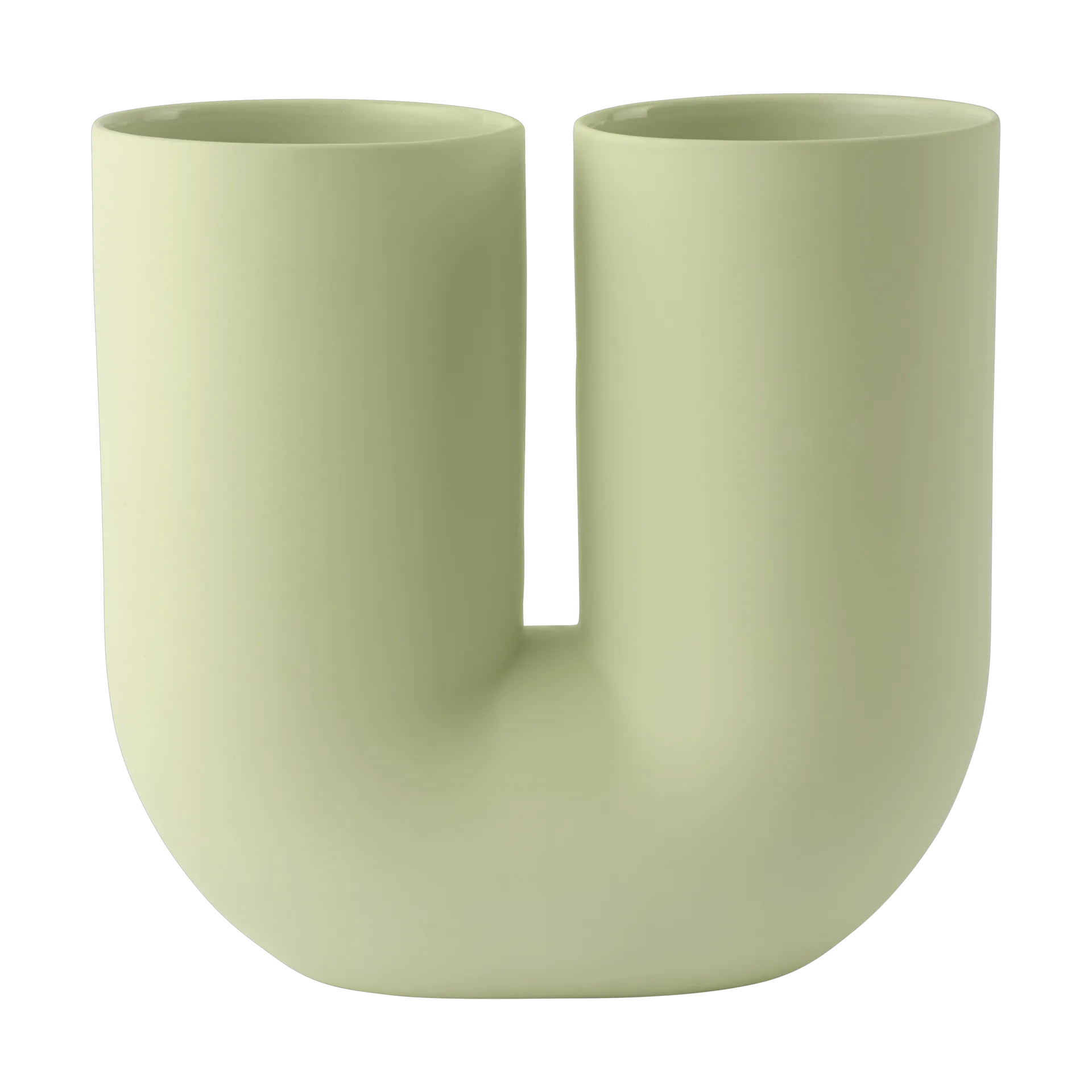 Kink vase 26 cm, Light green Muuto