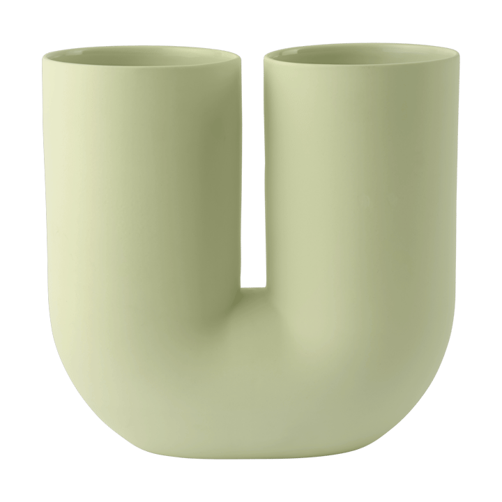 Kink vase 26 cm, Light green Muuto