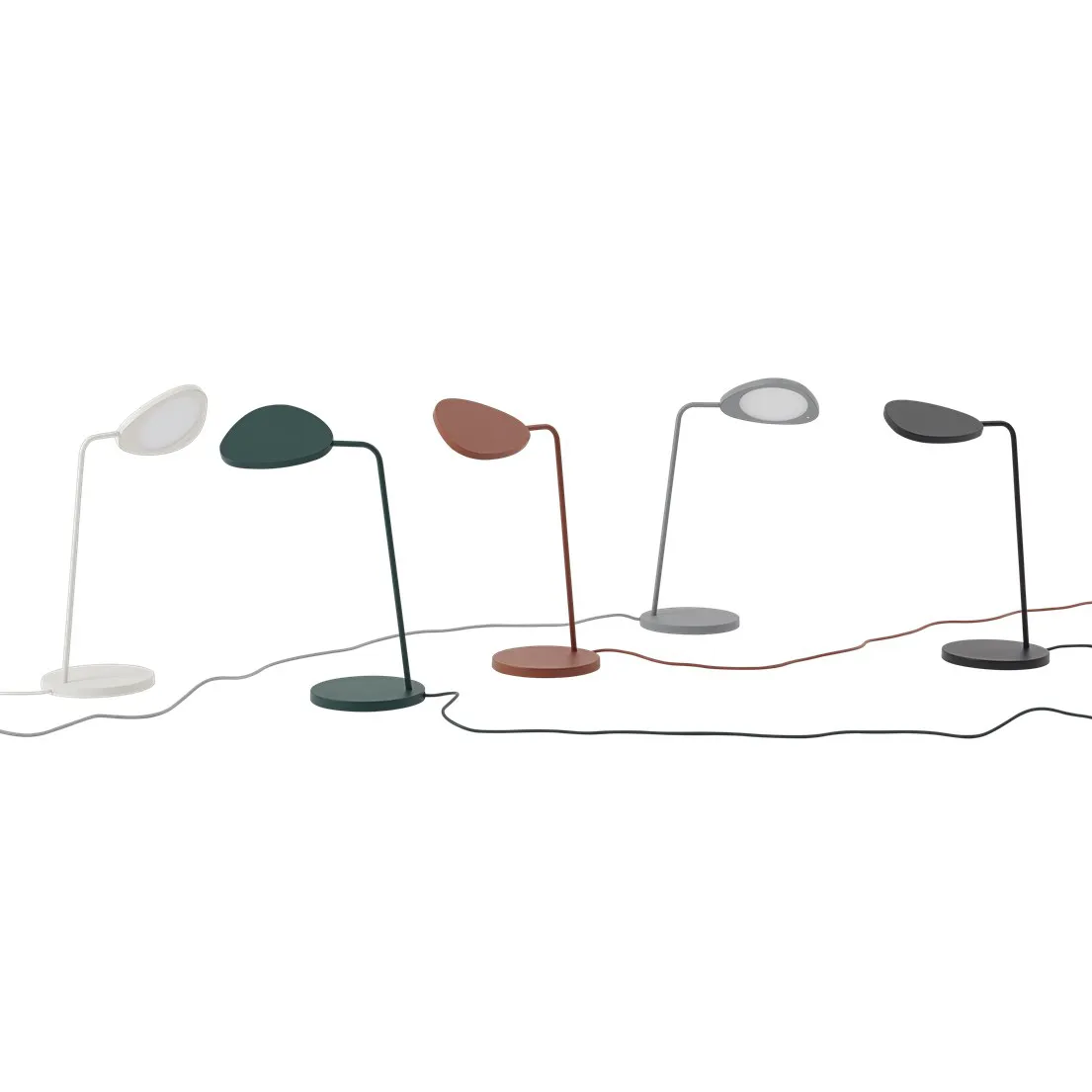 Leaf bordlampe, Copper brown Muuto
