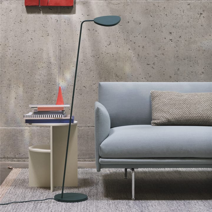 Leaf Gulvlampe, Dark green Muuto