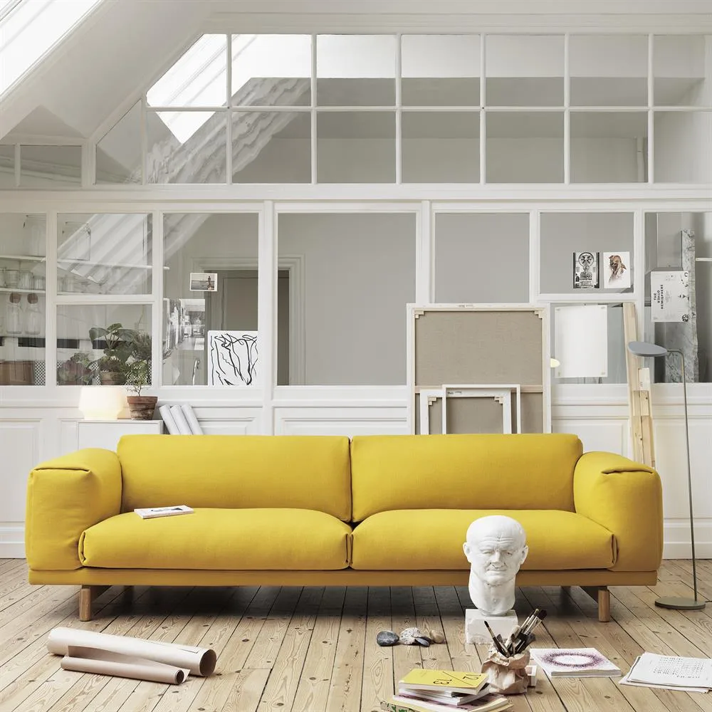 Leaf Gulvlampe, grå Muuto