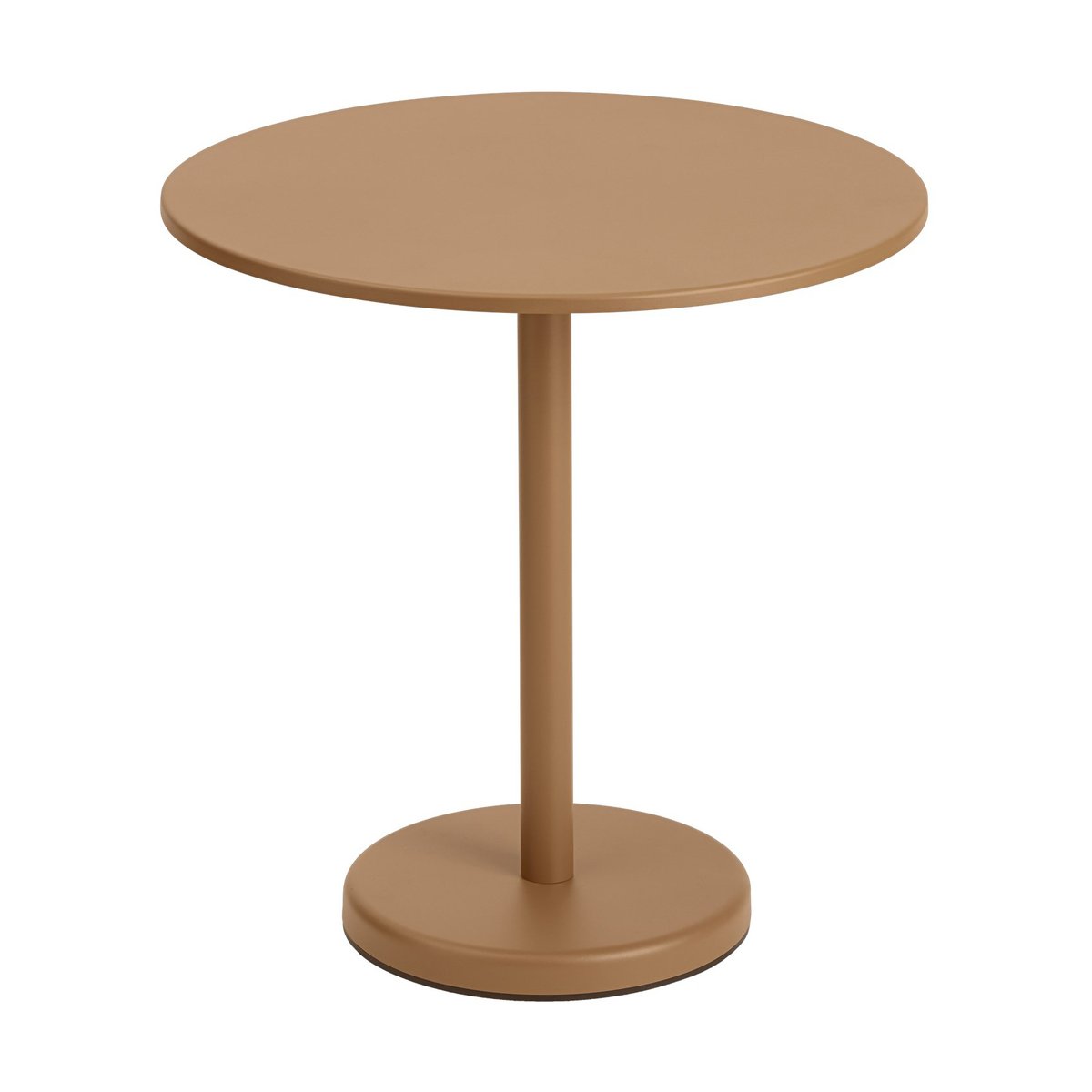 Bilde av Muuto Linear stålbord Ø70 cm Burnt orange