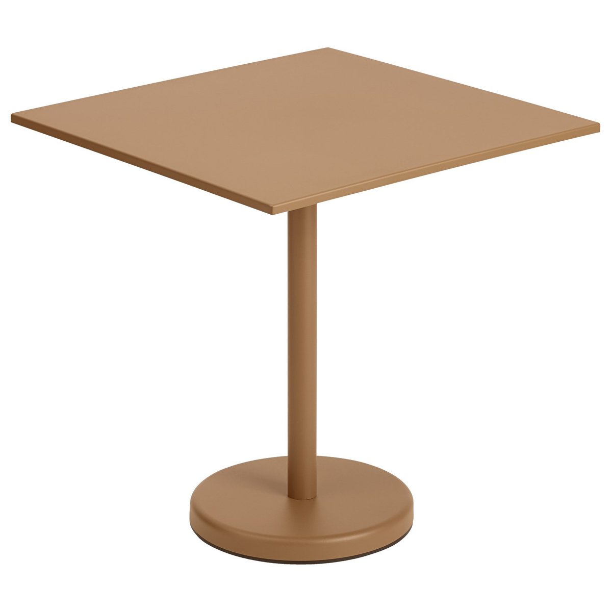 Bilde av Muuto Linear stålbord 70x70 cm Burnt orange