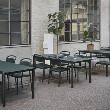 Linear Steel Armchair karmstol - Dark green - Muuto