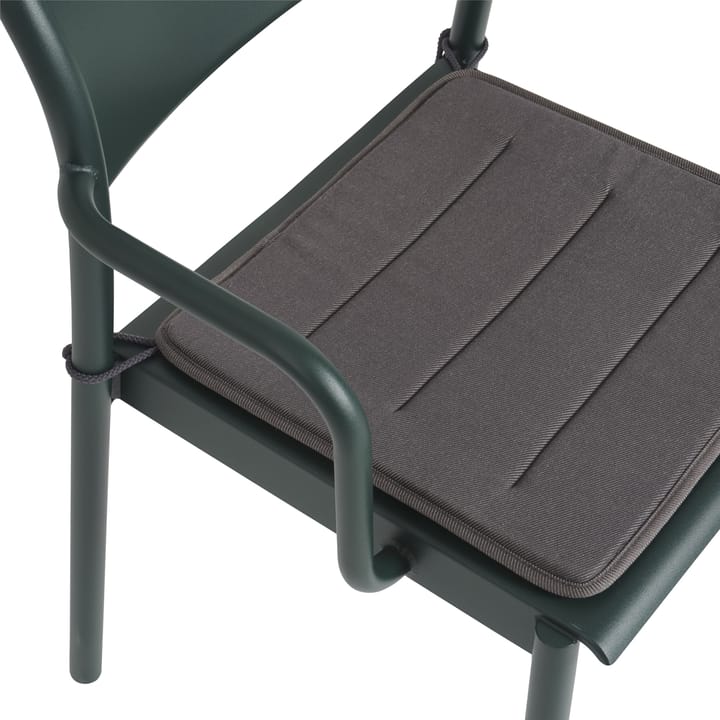 Linear Steel Armchair sittepute - Twitell dark grey - Muuto