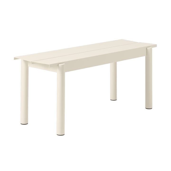 Linear steel bench benk 110 x 34 cm - hvit - Muuto