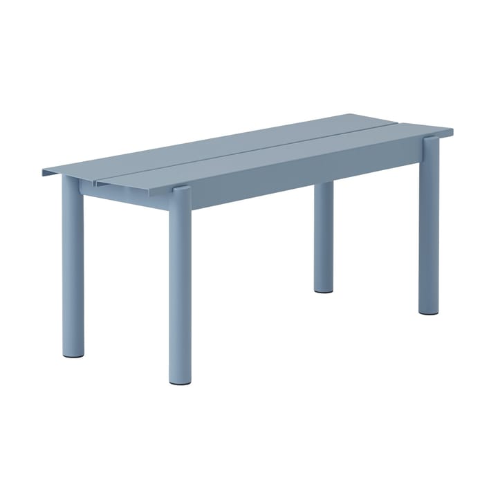 Linear Steel Bench benk 110x34 cm - Pale blue - Muuto