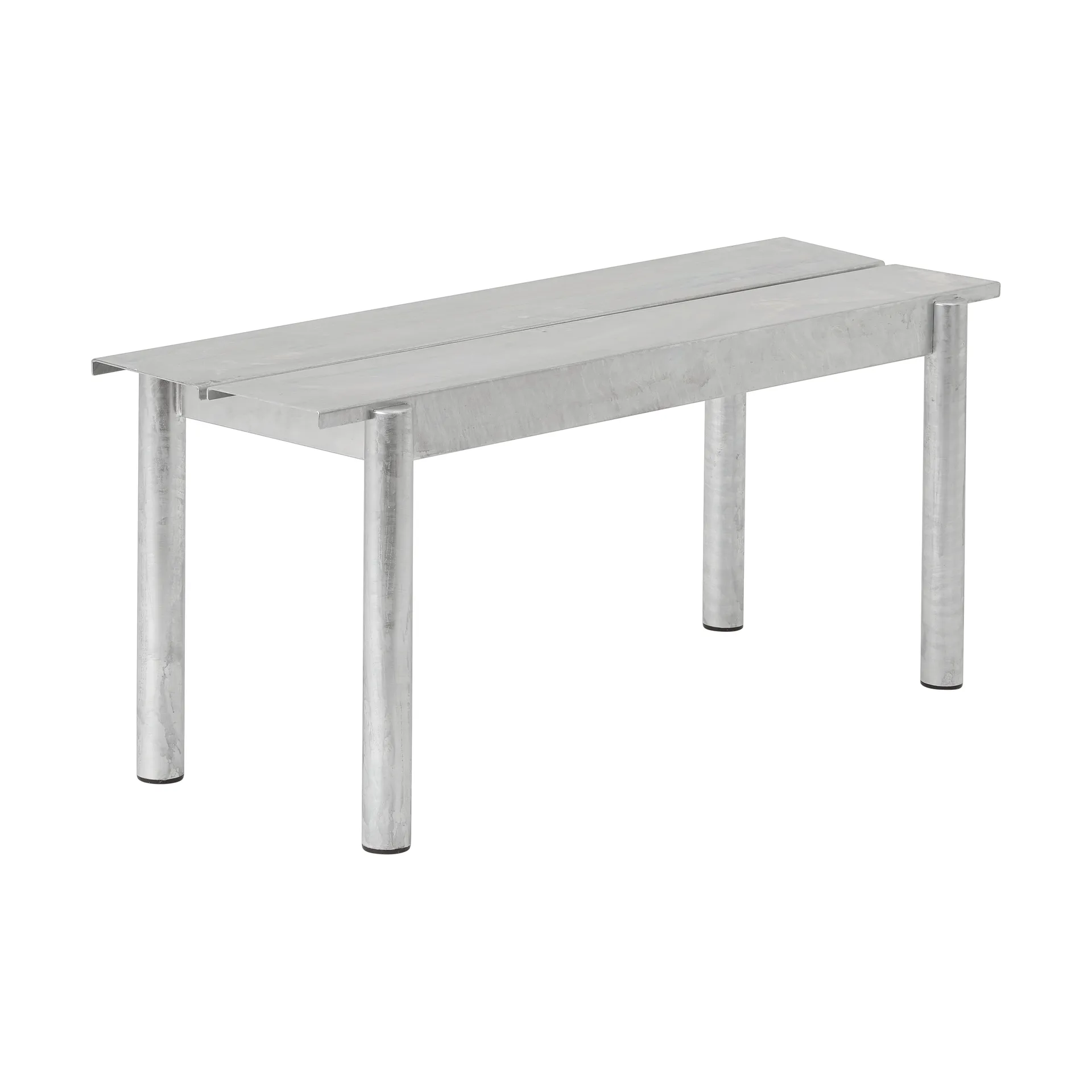 Linear Steel Bench benk 110x34 cm, Warm galvanized steel Muuto