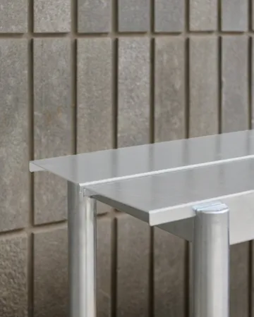 Linear Steel Bench benk 110x34 cm - Warm galvanized steel - Muuto