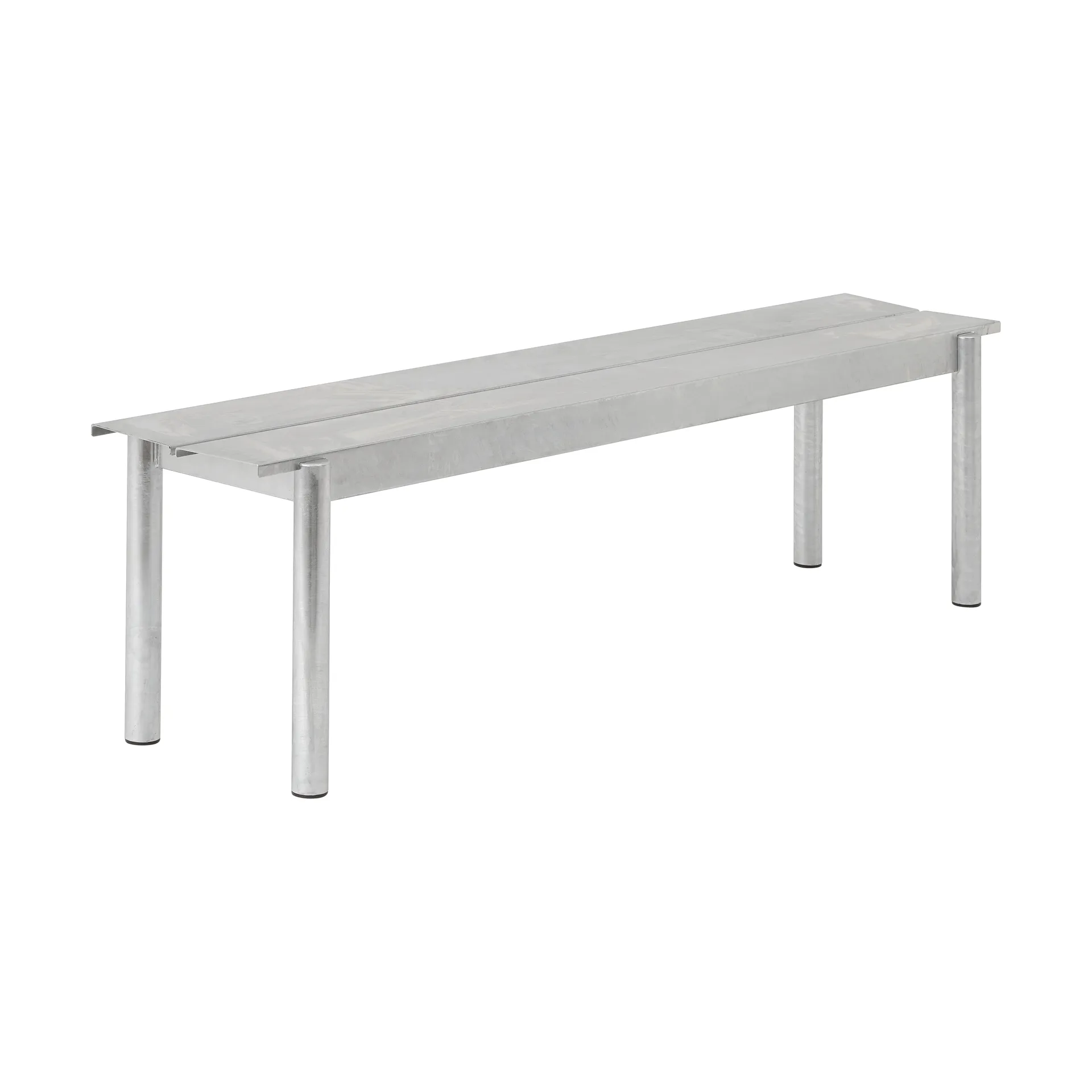 Linear Steel Bench benk 170x34 cm, Warm galvanized steel Muuto