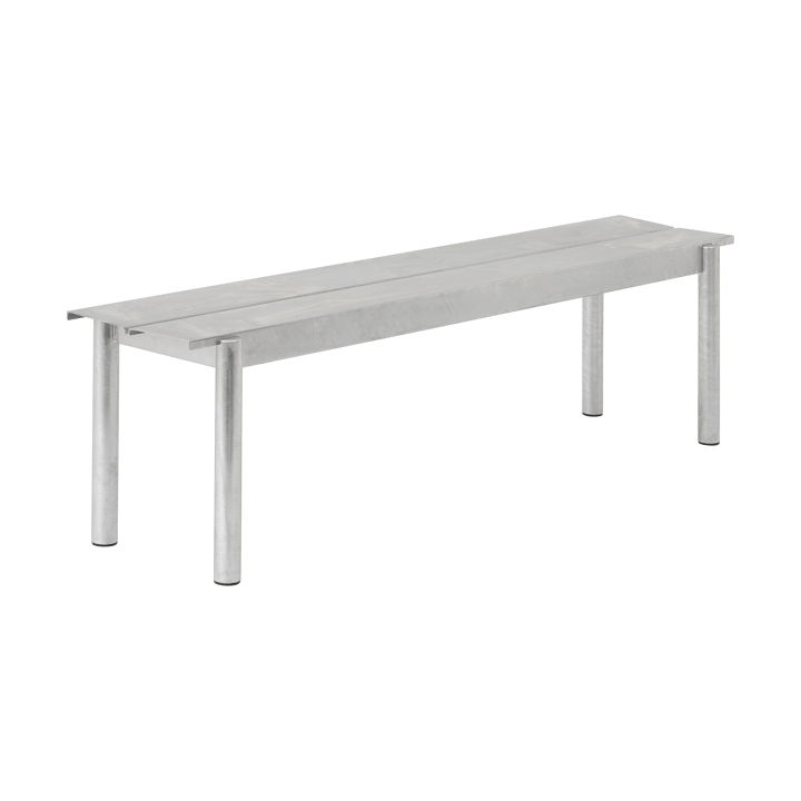 Linear Steel Bench benk 170x34 cm, Warm galvanized steel Muuto