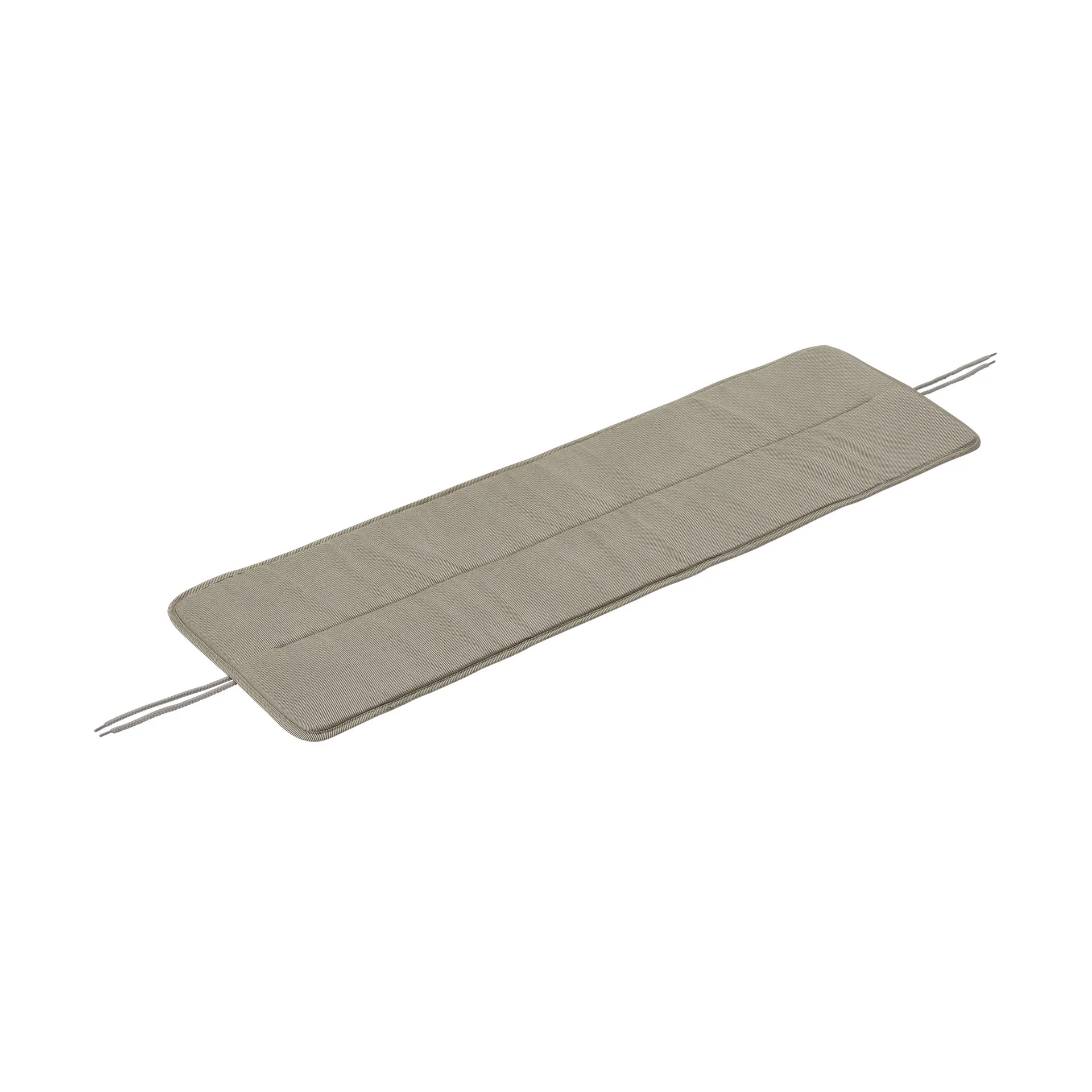 Linear Steel Bench Pad benkepute 110x32,5 cm, Light grey Muuto