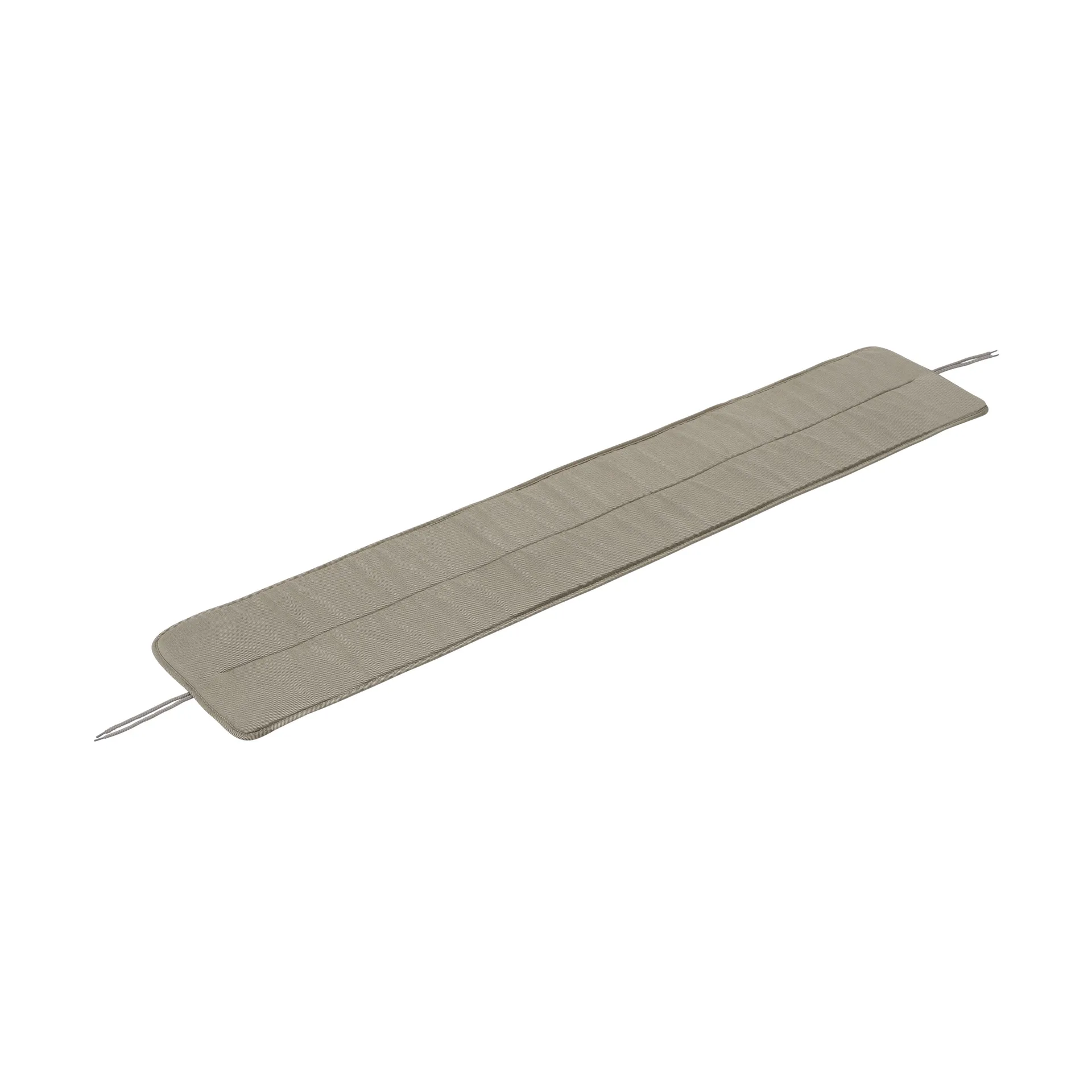 Linear Steel Bench Pad benkepute 170x32,5 cm, Light grey Muuto
