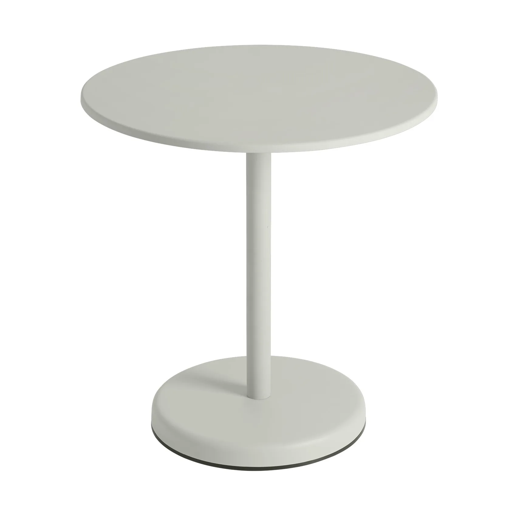 Linear Steel Café Table V2 bord Ø70 cm Grå,  Muuto