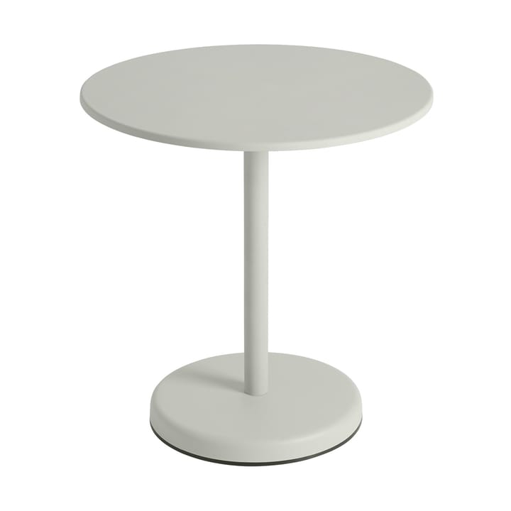 Linear Steel Café Table V2 bord Ø70 cm Grå - undefined - Muuto