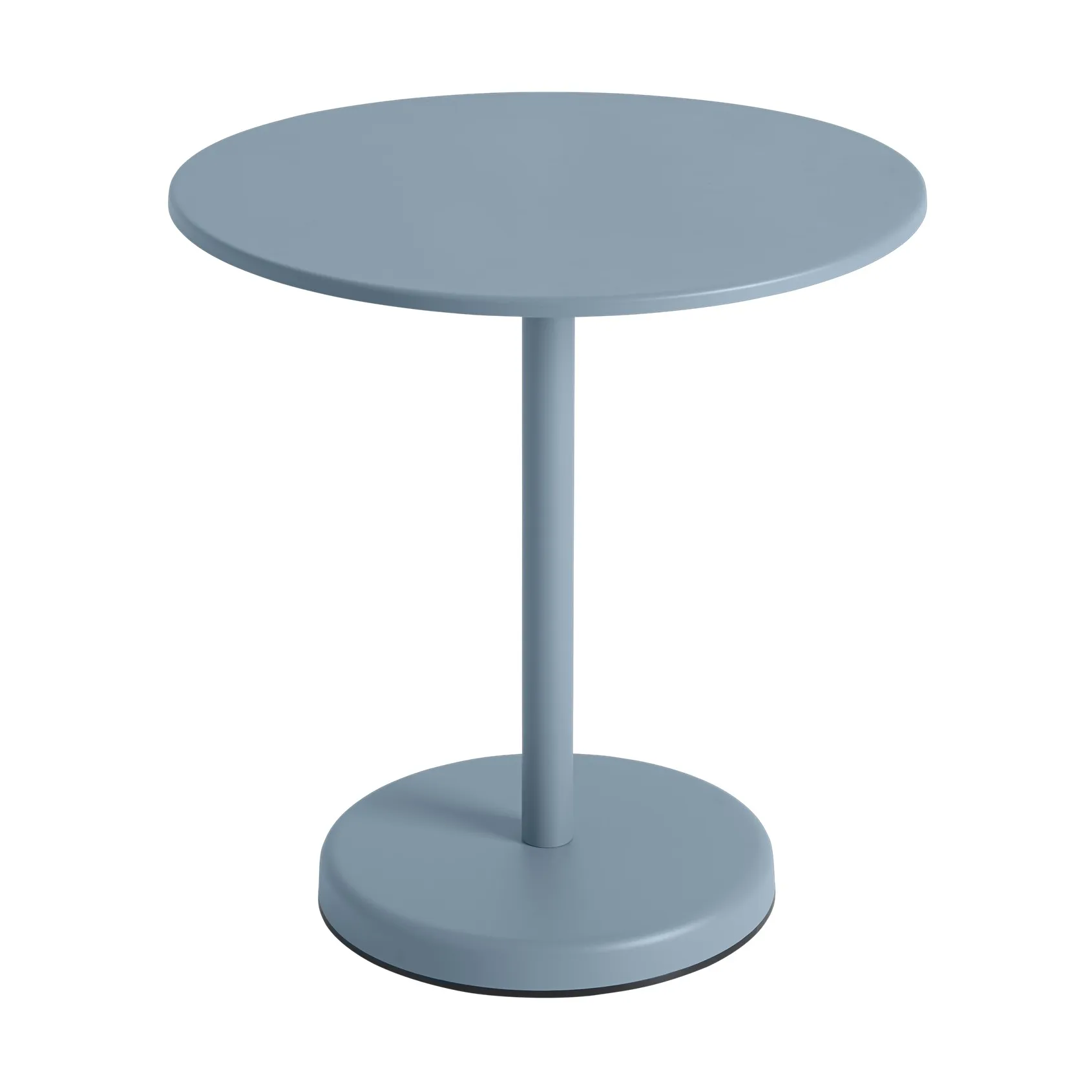 Linear Steel Café Table V2 bord Pale blue Muuto