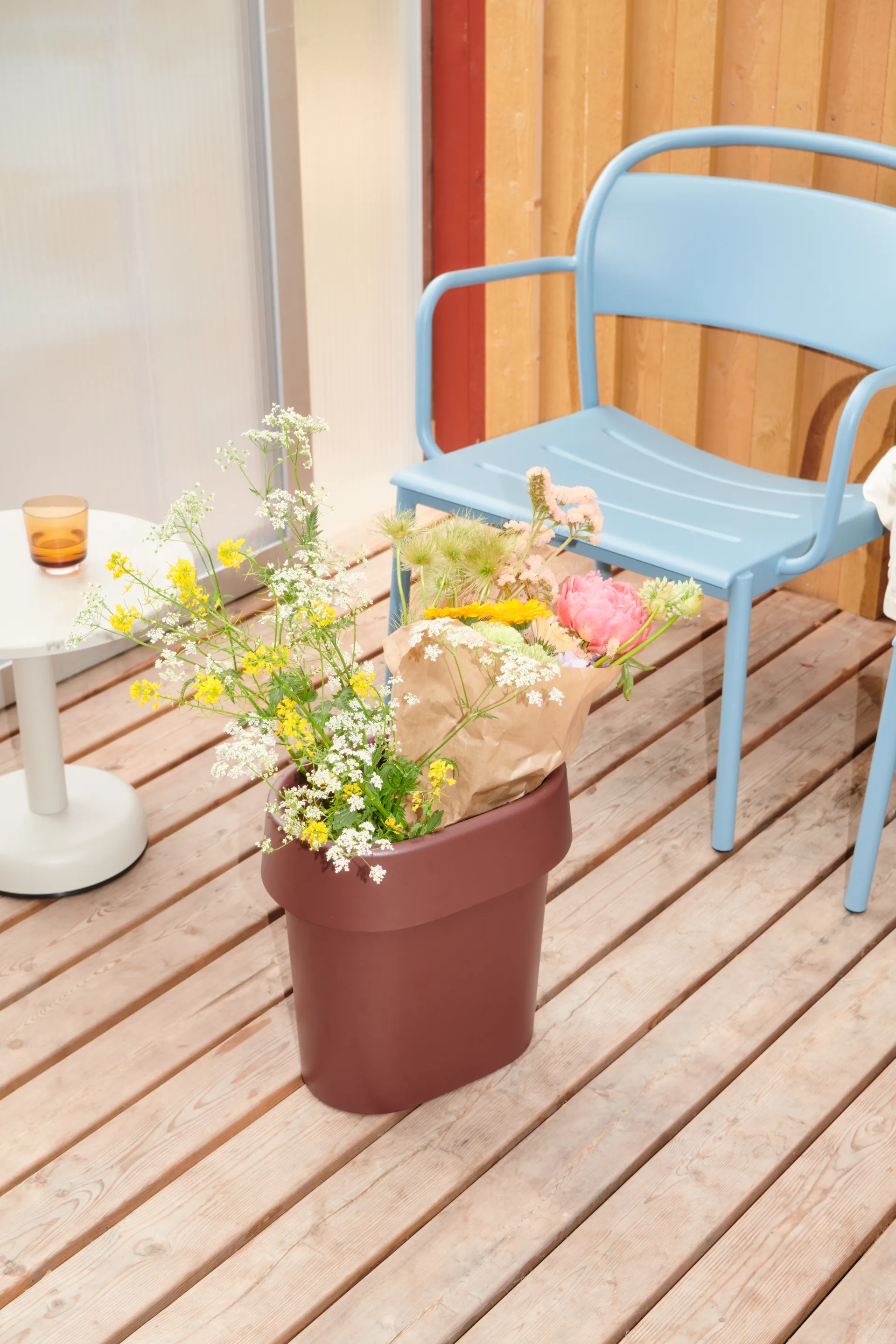 Linear Steel loungestol, Pale blue Muuto