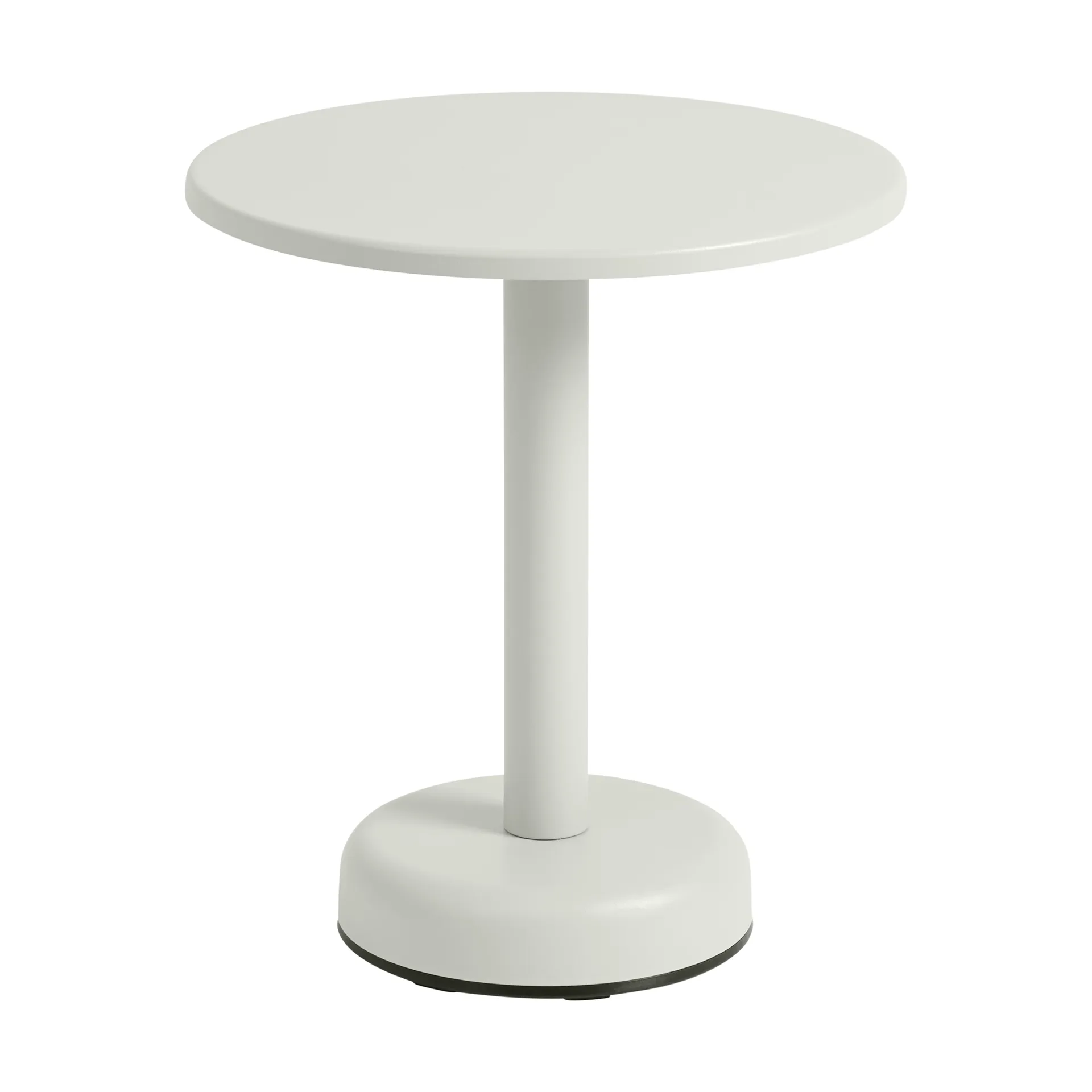 Linear Steel sofabord, Grey, Ø42x47 cm Muuto