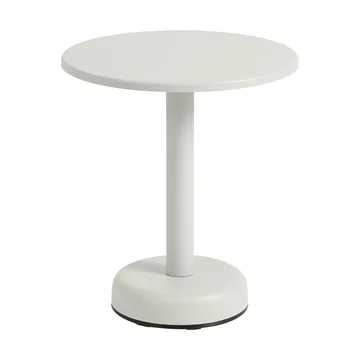 Linear Steel sofabord - Grey, Ø42x47 cm - Muuto
