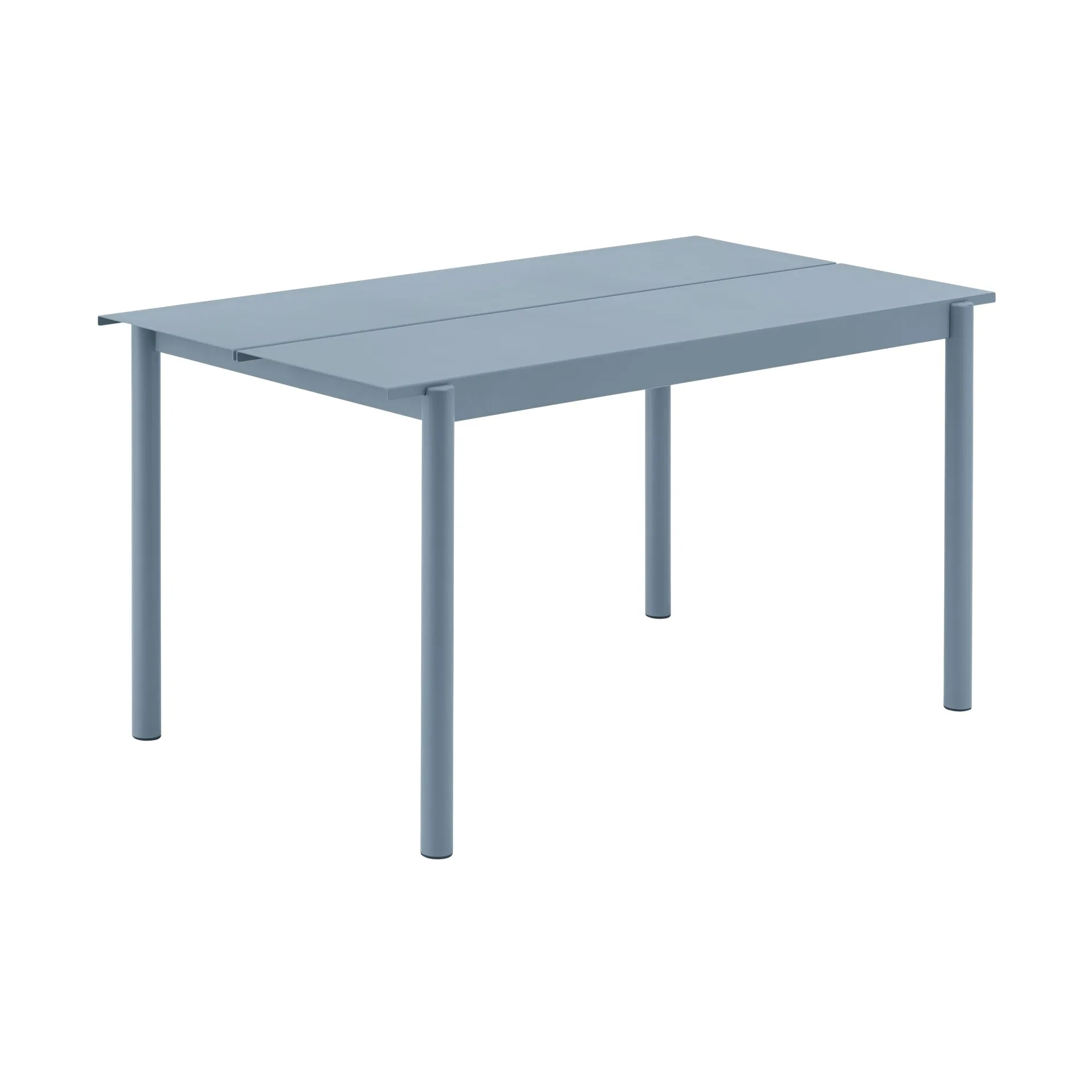Linear Steel Table bord 140x75 cm, Pale blue Muuto