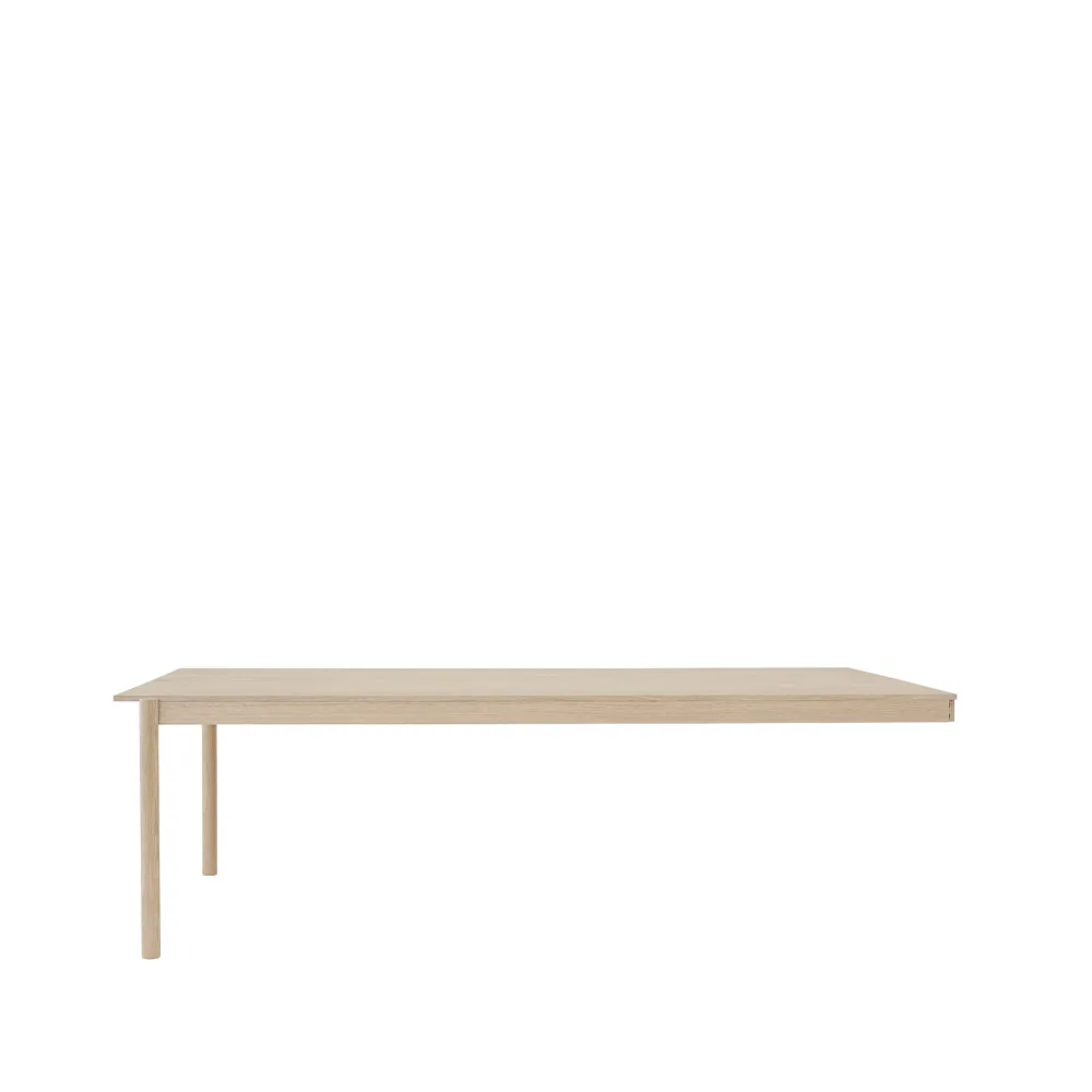 Linear System End Module bord, Oak veener-Oak 240 x 142 cm Muuto