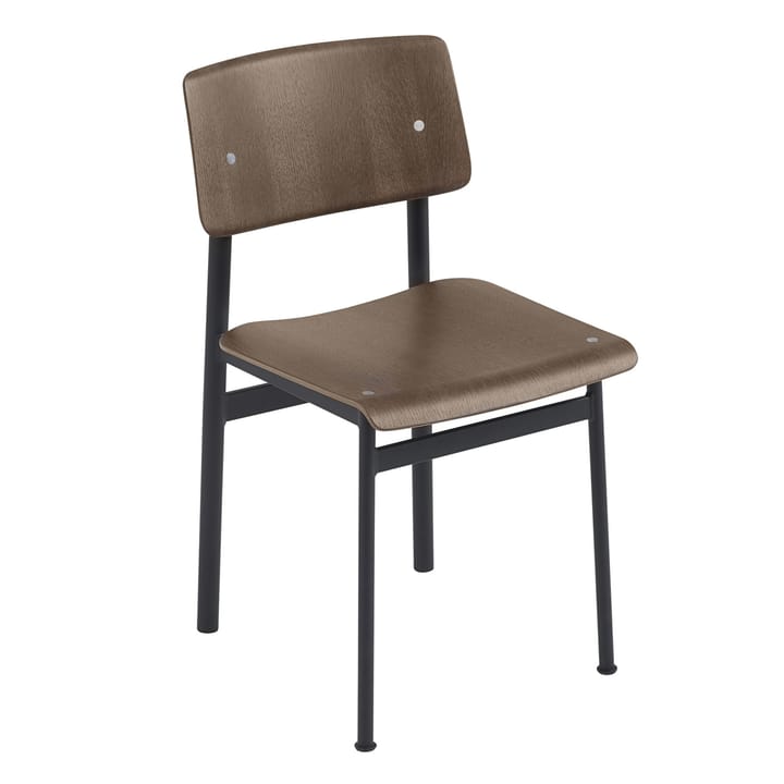 Loft Chair stol - Black-stained dark brown - Muuto