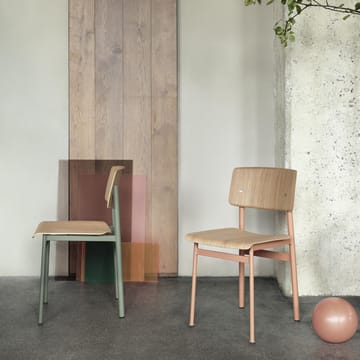 Loft Chair stol - dusty green-eik - Muuto