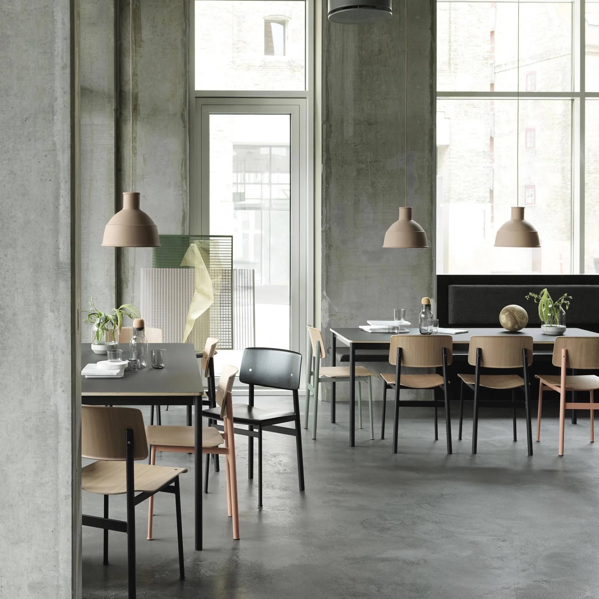 Loft Chair stol, dusty green-eik Muuto