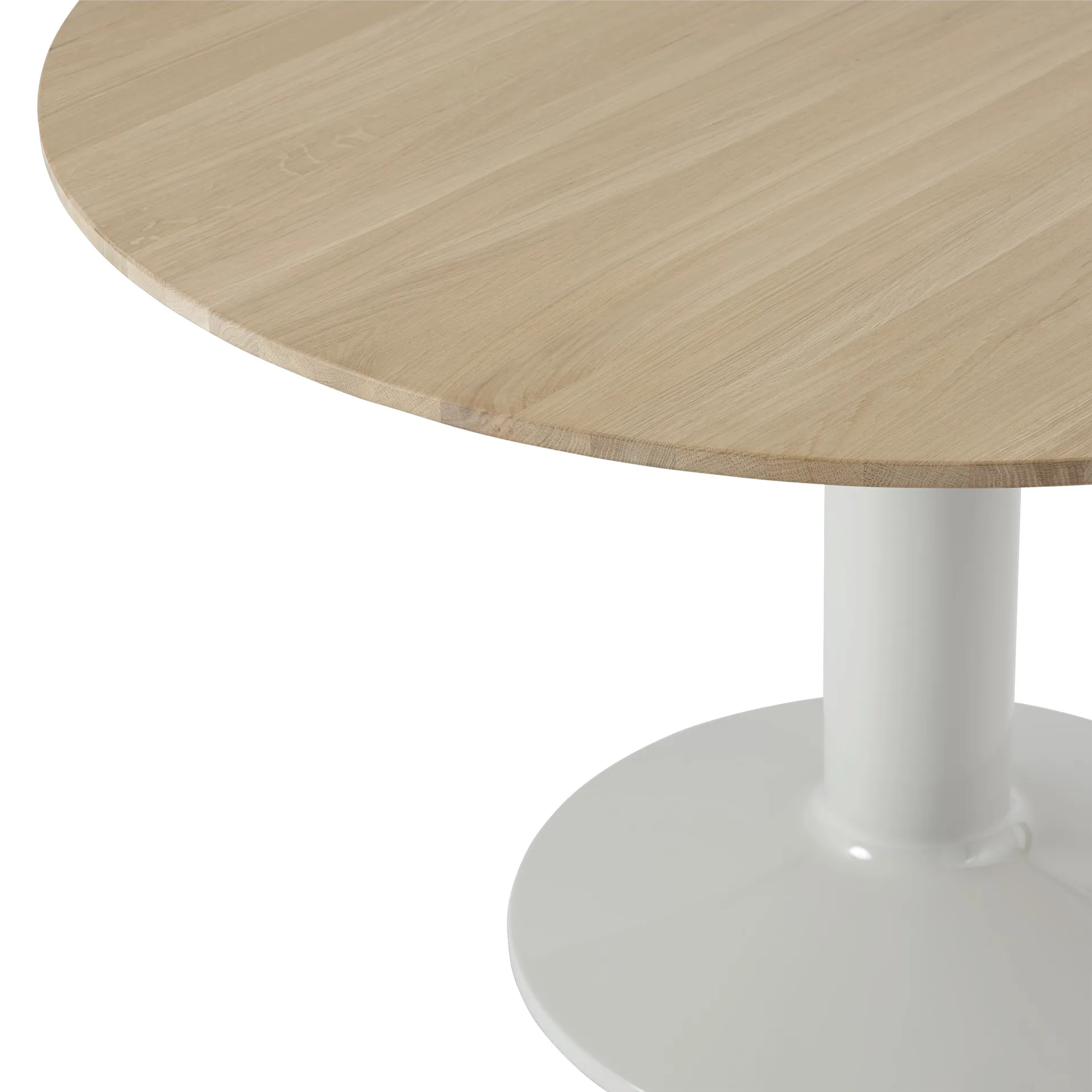 Midst søylebord Ø 120 cm, Oiled Oak-Grey Muuto