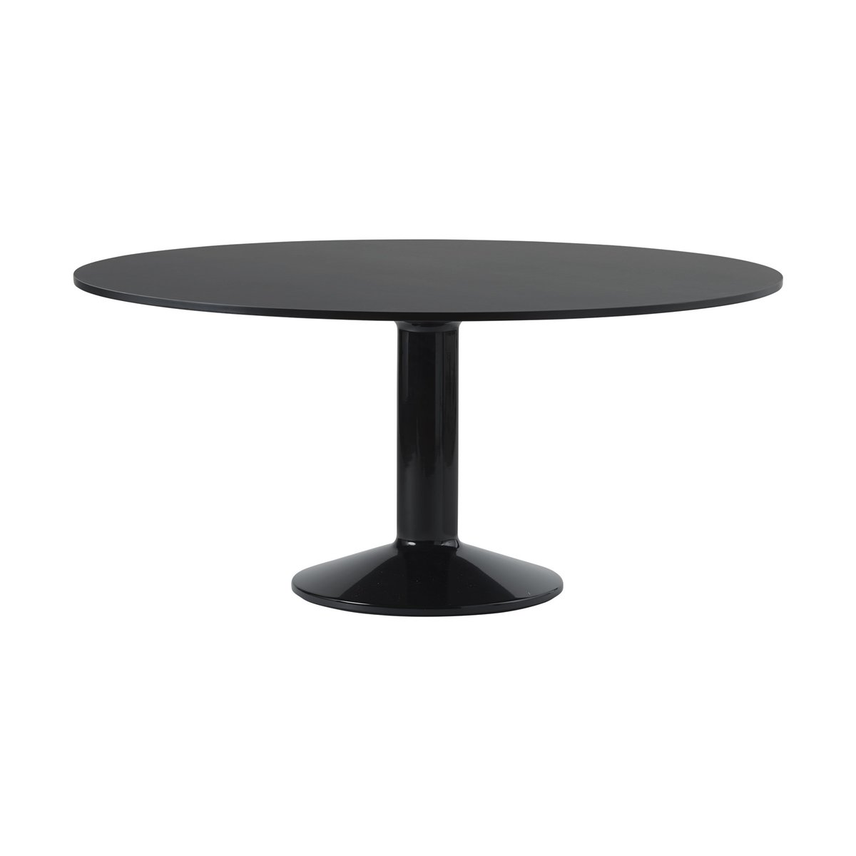 Bilde av Muuto Midst søylebord Ø 160 Black Linoleum-Black