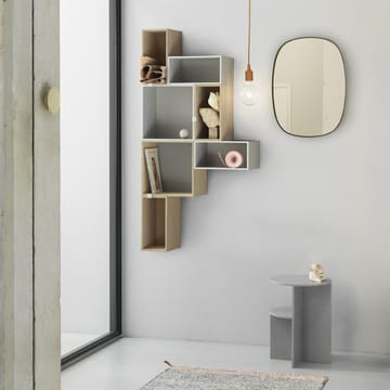 Mini Stacked oppbevaringssystem small - eik - Muuto