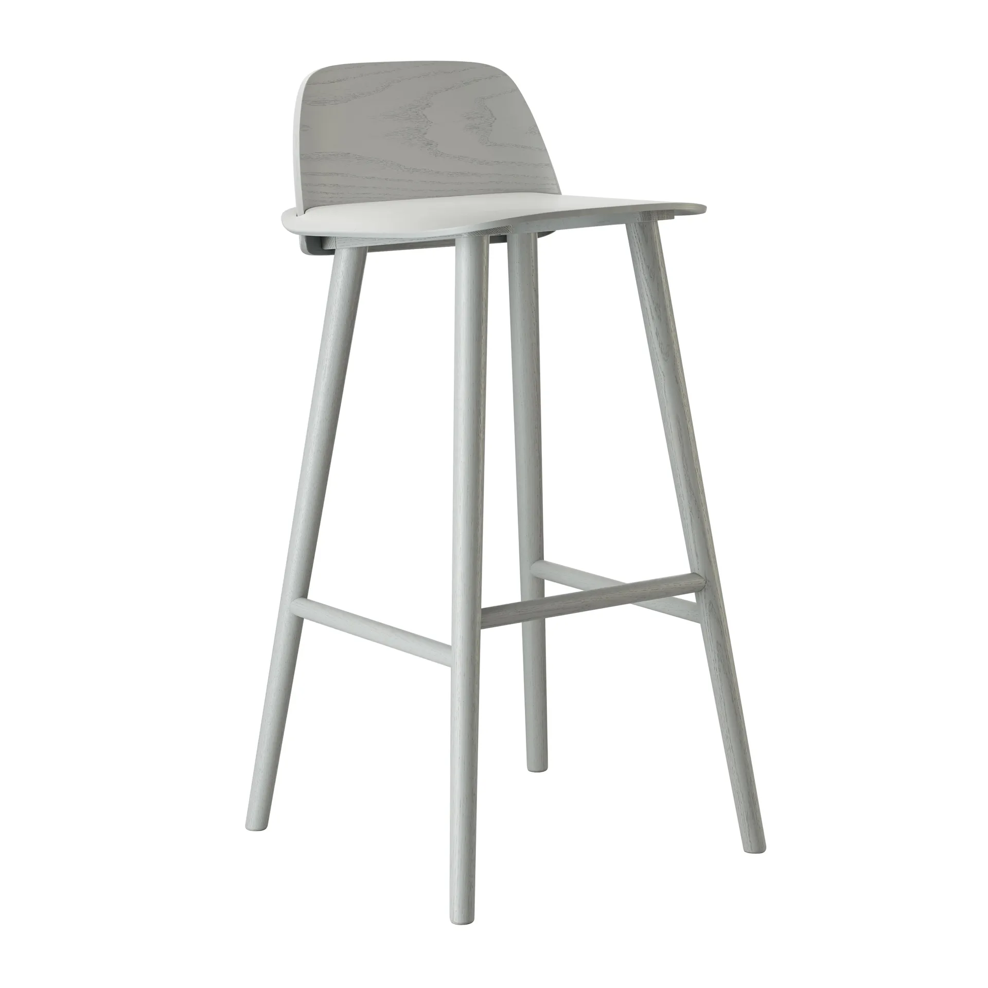 Nerd barstol 75 cm, grå Muuto