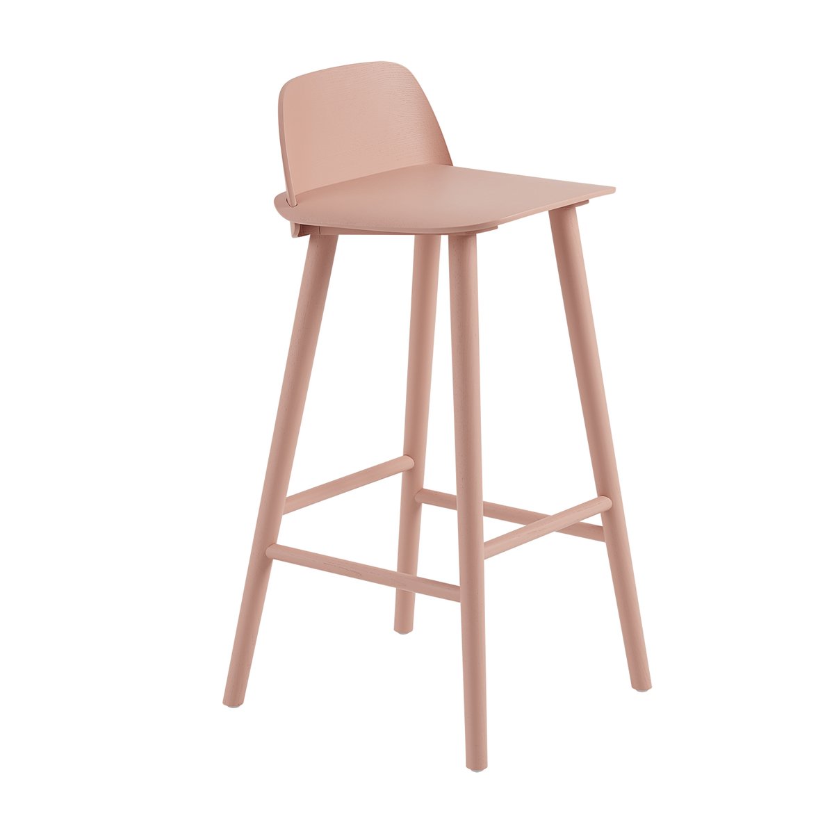 Bilde av Muuto Nerd barstol 75 cm Tan rose
