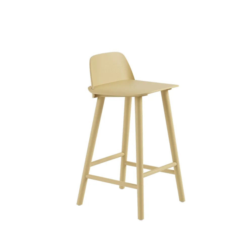 Nerd Counter stol, Sand yellow Muuto