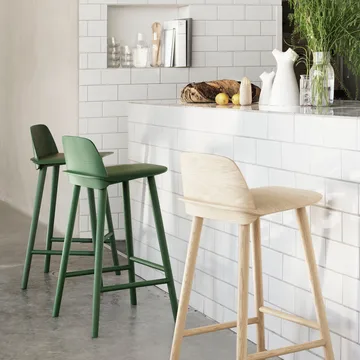 Nerd Counter stol - Sand yellow - Muuto