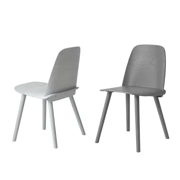 Nerd matstol - grå - Muuto