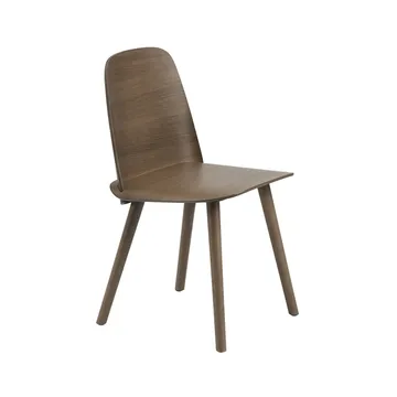 Nerd matstol - Stained dark brown - Muuto