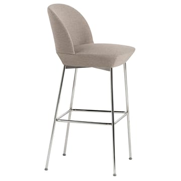 Oslo barstol forkrommede ben - Ocean 32 - Muuto