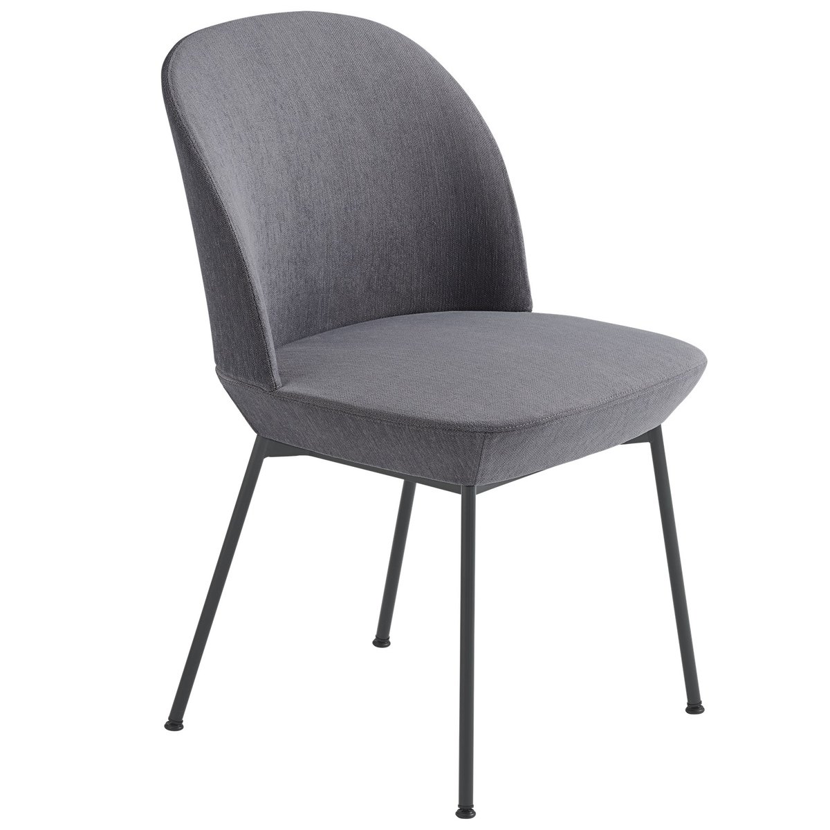 Muuto Oslo matstol svart bein still 161 | Skandinavisk Design | Stoler | Svart