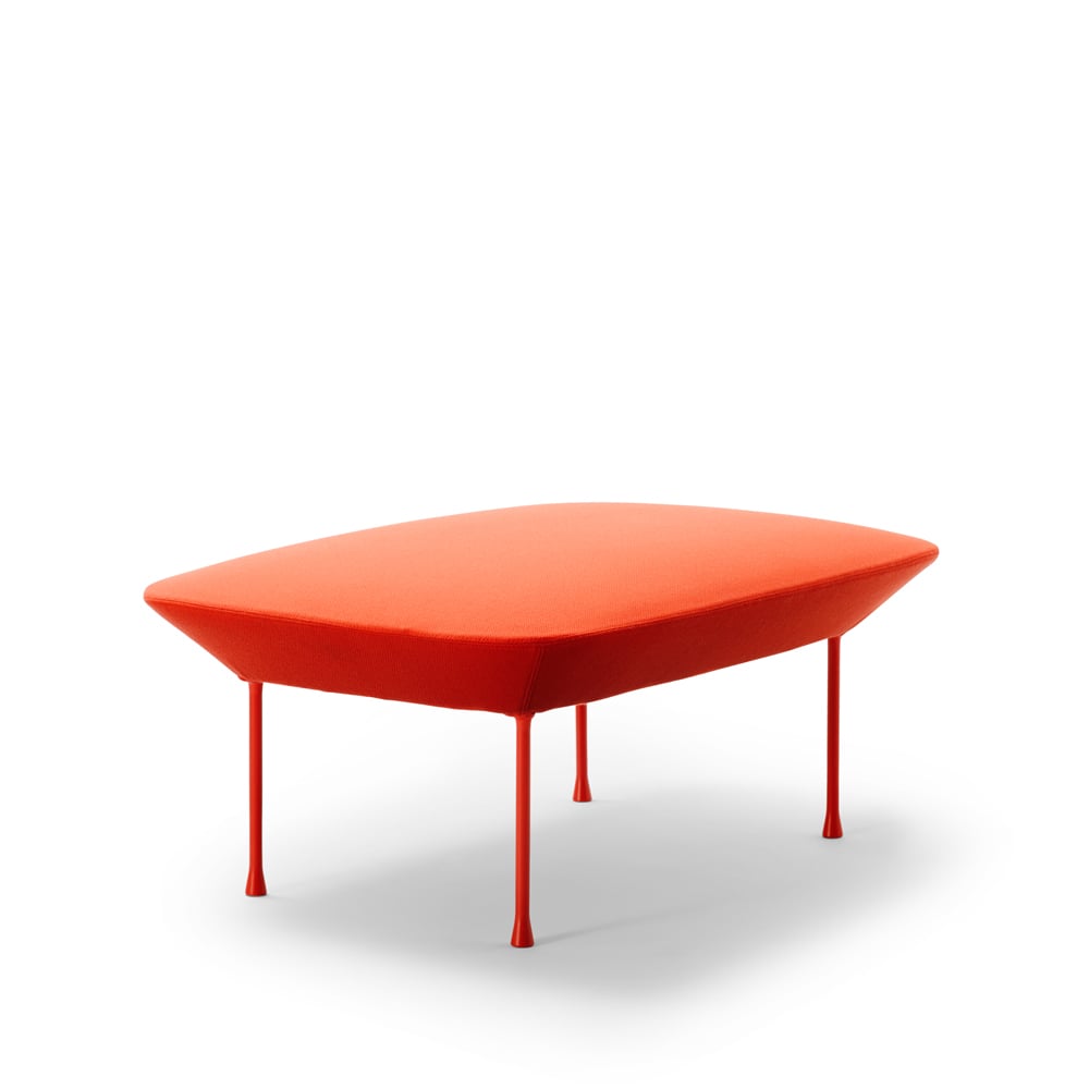 Bilde av Muuto Oslo pouf Steelcut 550-Tangerine