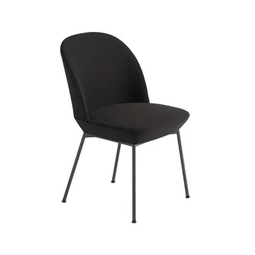 Oslo sidestol tekstilkledd - Ocean 3-Anthracite black - Muuto