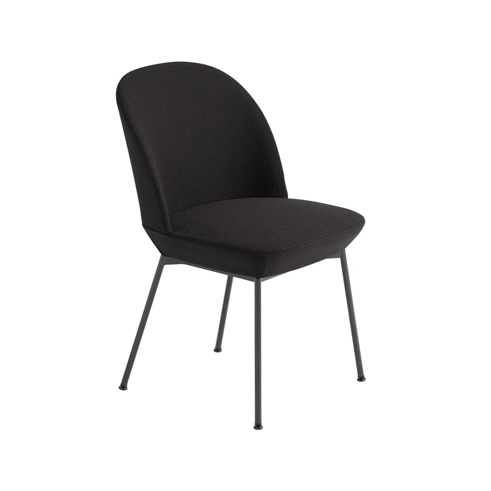 Muuto Oslo sidestol tekstilkledd Ocean 3-Anthracite black