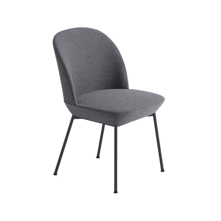 Oslo sidestol tekstilkledd - Ocean 80-Anthracite black  - Muuto