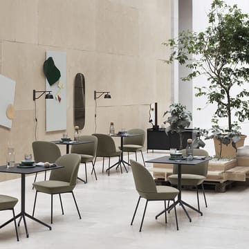 Oslo sidestol tekstilkledd - Steelcut 42-Chrome - Muuto