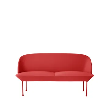 Oslo sofa 2-seter - Steelcut 660-Dark red - Muuto