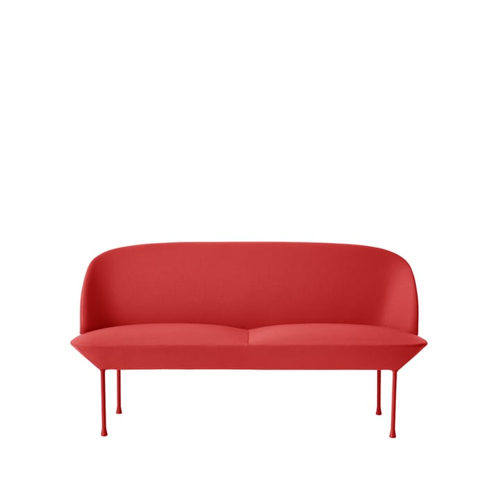 Oslo sofa 2-seter - Steelcut 660-Dark red - Muuto