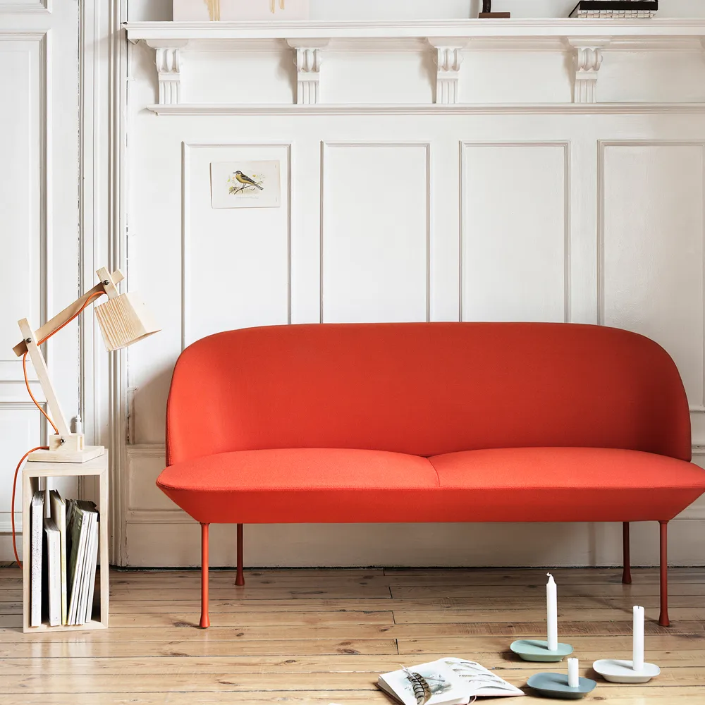 Oslo sofa 3-seter, Steelcut 180-Dark grey Muuto