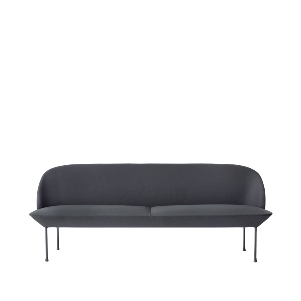 Muuto Oslo sofa 3-seter Steelcut 180-Dark grey | Skandinavisk Design | Sofaer | Grå