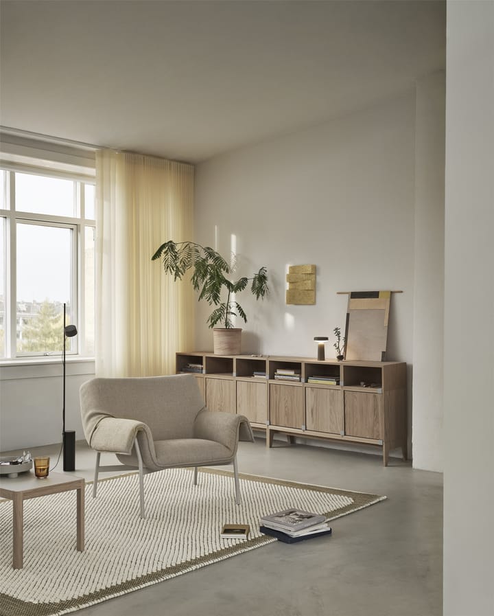Pebble gulvteppe 170x240 cm, Brown green Muuto